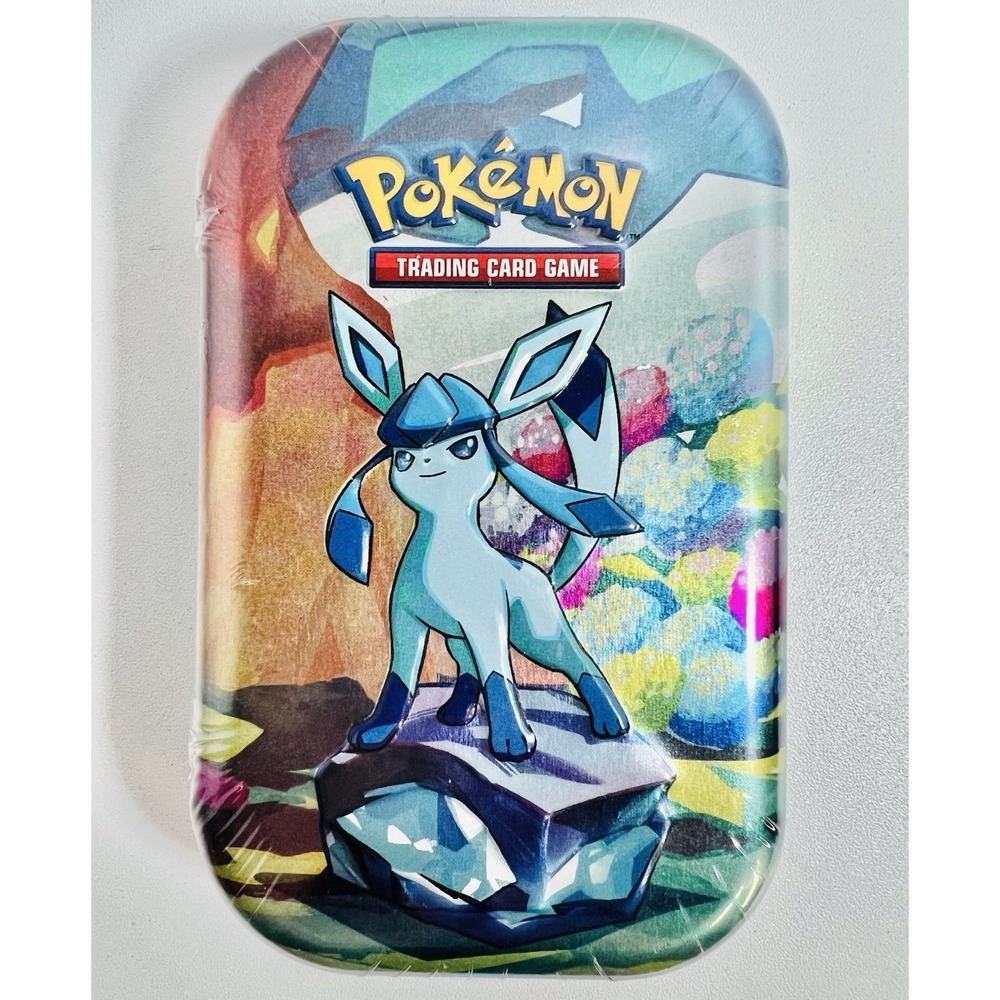 Pokemon TCG Scarlet & Violet Prismatic Evolutions Glacion Sealed Mini Tin